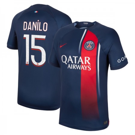 Nogometni Dres Paris Saint-Germain 2023-24 Danilo 15 Domaći